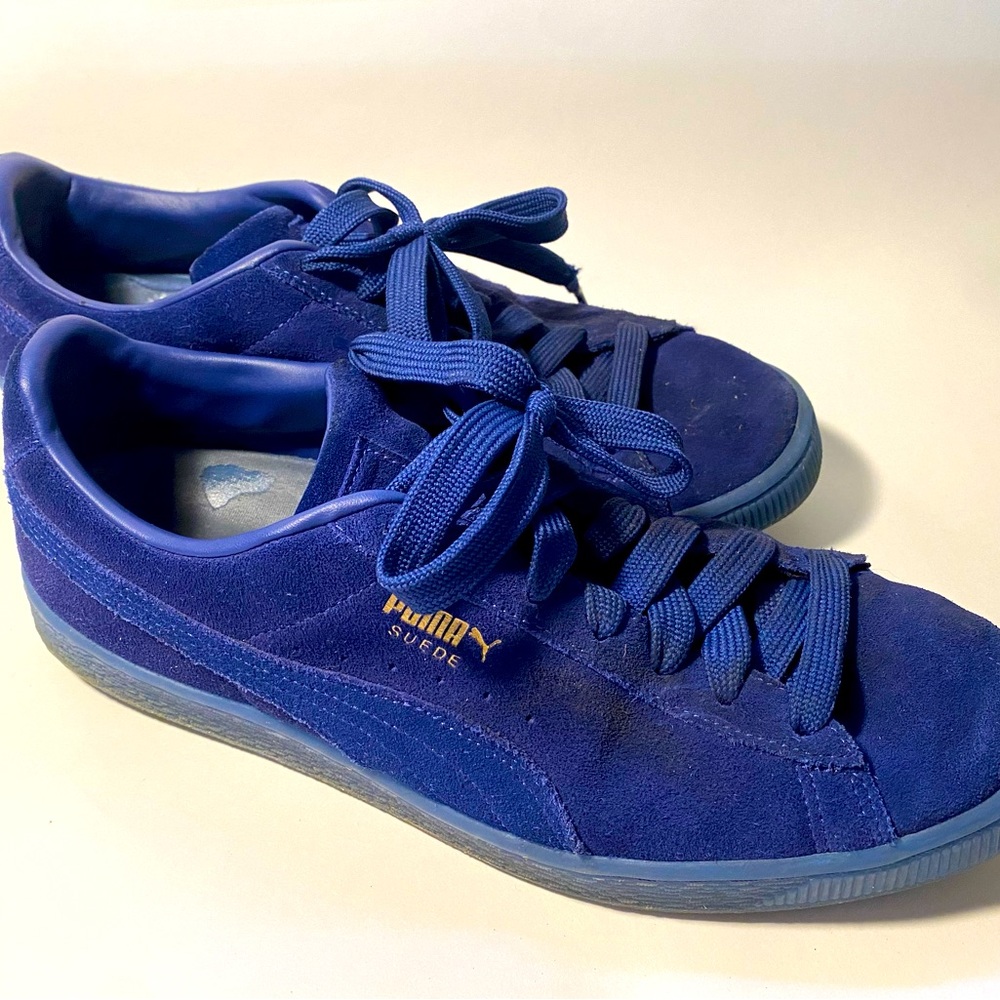 PUMA BLUE SUEDE SHOES Men’s 11.5